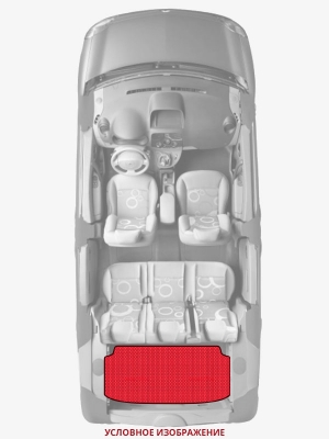 ЭВА коврики «Queen Lux» багажник для Infiniti QX60 Hybrid